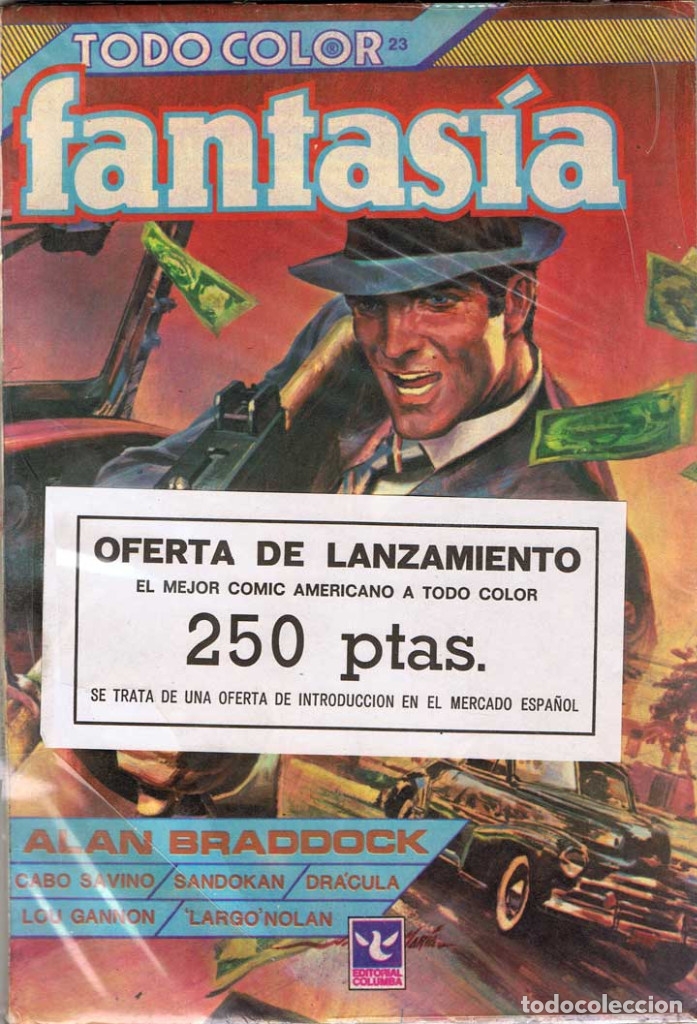 Fumetti: Todo Color Fantas&iacute;a N&ordm; 23. Alan Braddock (precintado)