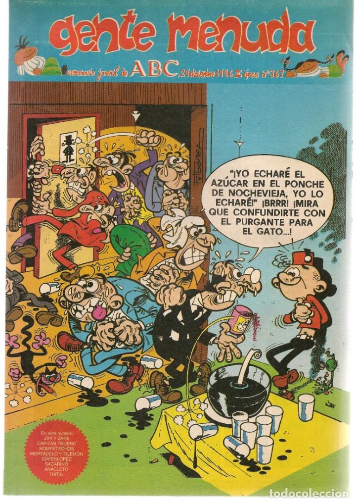 Comics: GENTE MENUDA. N&ordm; 367. 24 DICIEBRE 1996. (ST/A2)