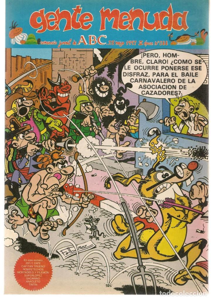 C&oacute;mics: GENTE MENUDA. N&ordm; 388. 25 MAYO 1997. (ST/A2) - Foto 1