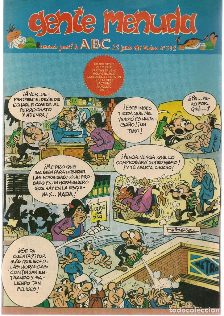 Comics: GENTE MENUDA. N&ordm; 392 22 JUNIO 1997. (ST/A2)
