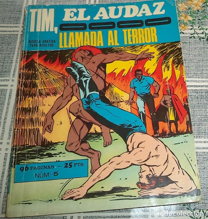 C&oacute;mics: TIM EL AUDAZ N.&ordm; 5 LLAMADA AL TERROR EUREDIT  Pasta semirigida 96 paginas - Foto 1