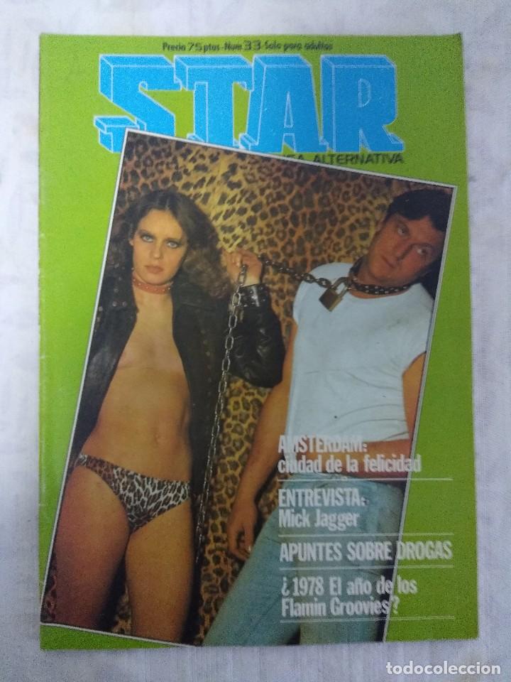 C&oacute;mics: COMIC UNDERGROUND STAR N&ordm;33/MICK JAGGER/RAMONES/PISTOLS. - Foto 1