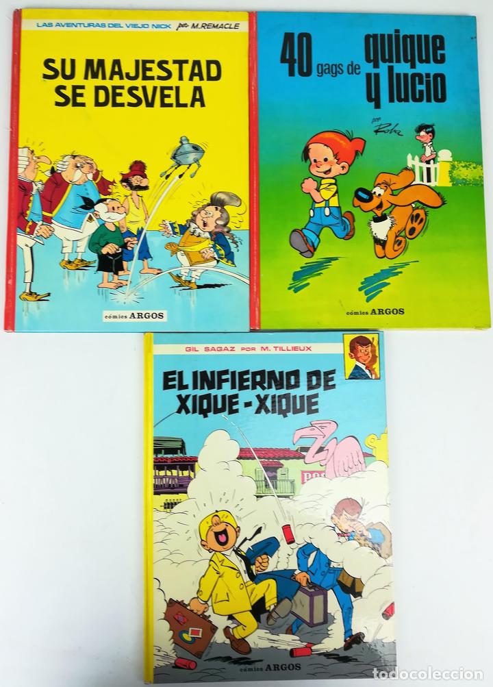 C&oacute;mics: 3 C&Oacute;MICS ARGOS. VV. AA. EDITORIAL ARGOS. S.A. BARCELONA 1971 - Foto 1