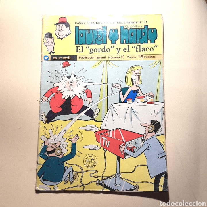 C&oacute;mics: LAUREL Y HARDY. N&deg;93. EUREDIT - Foto 1
