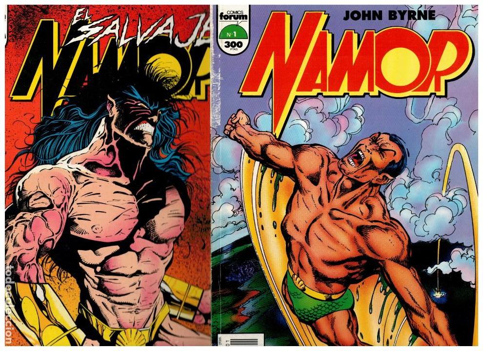 C&oacute;mics: NAMOR -JOHN BYRNE- COMPLETA 1 AL 14 TOMOS. FORUM,1990. - Foto 1