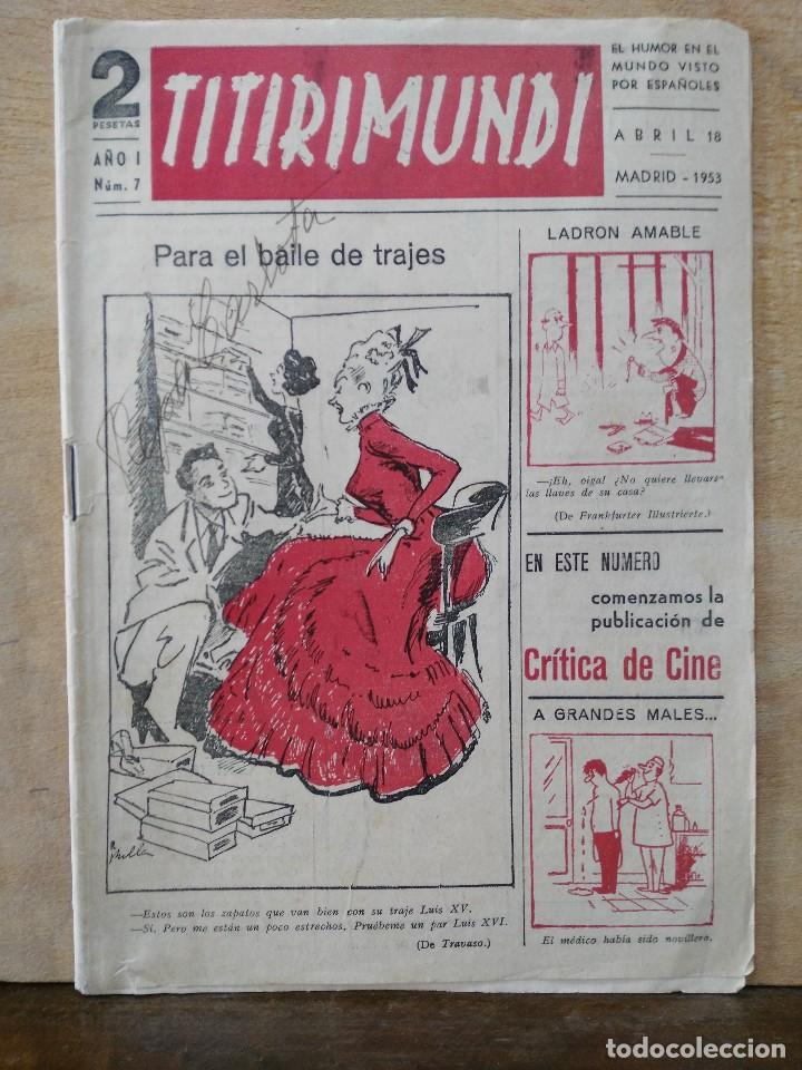 C&oacute;mics: Titirimundi - A&ntilde;o I, N&ordm; 7, Original - Foto 1