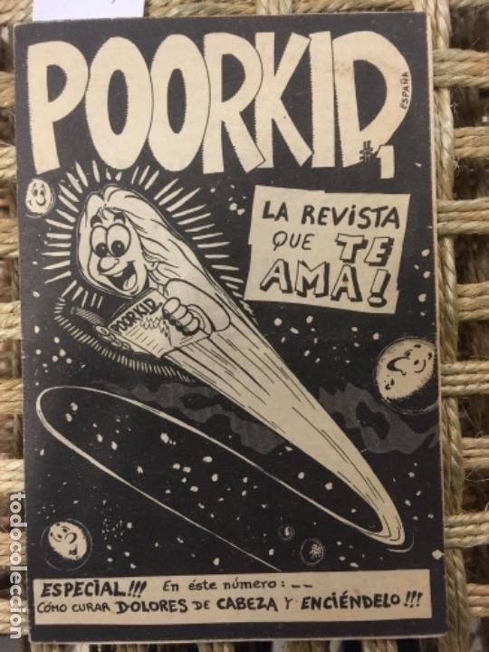 C&oacute;mics: POORKID, NUMERO 1, LA REVISTA QUE TE AMA, 1977 - Foto 1