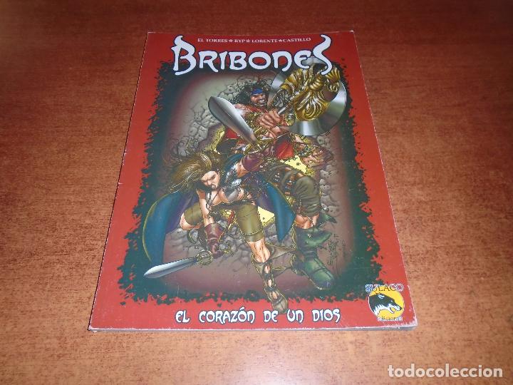C&oacute;mics: COMIC: BRIBONES. EL CORAZ&Oacute;N DE UN D&Iacute;OS (SULACO EDICIONES) EL TORRES, RYP, LORENTE, CASTILLO. 2001 - Foto 1