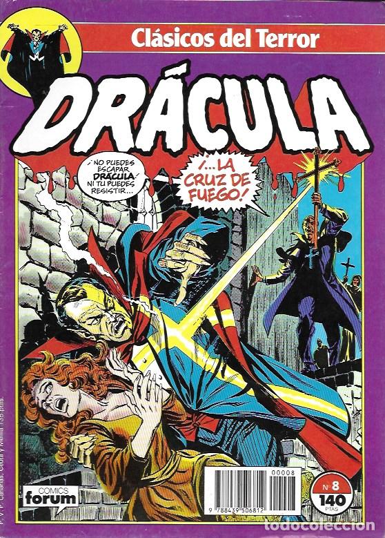 C&oacute;mics: Dr&aacute;cula. Cl&aacute;sicos del Terror. Forum 1988. N&ordm; 8 - Foto 1
