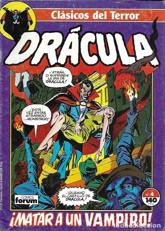 C&oacute;mics: Dr&aacute;cula. Cl&aacute;sicos del Terror. Forum 1988. N&ordm; 4 - Foto 1