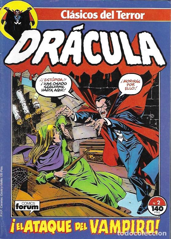 C&oacute;mics: Dr&aacute;cula. Cl&aacute;sicos del Terror. Forum 1988. N&ordm; 2 - Foto 1