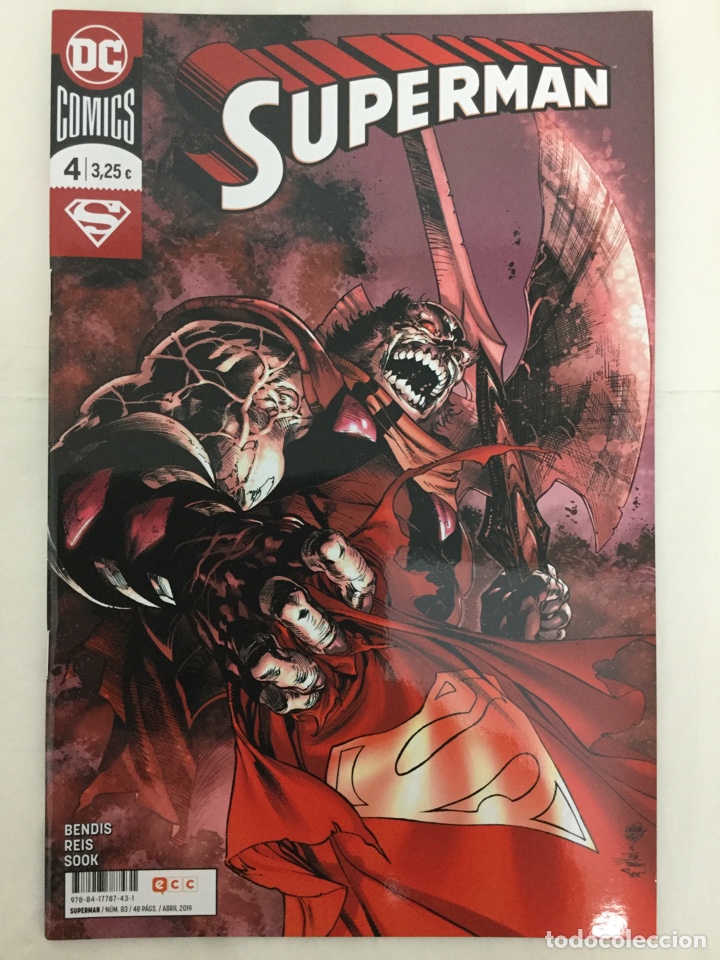 C&oacute;mics: Superman 83 / 4 (grapa) - Bendis, Reis, Sook - ECC - Foto 1