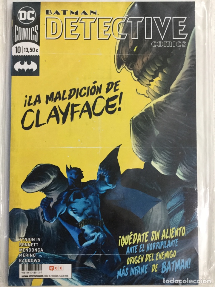 C&oacute;mics: Batman: Detective C&oacute;mics 10. &iexcl;La maldici&oacute;n de Clayface! - Universo DC Renacimiento - ECC - Foto 1