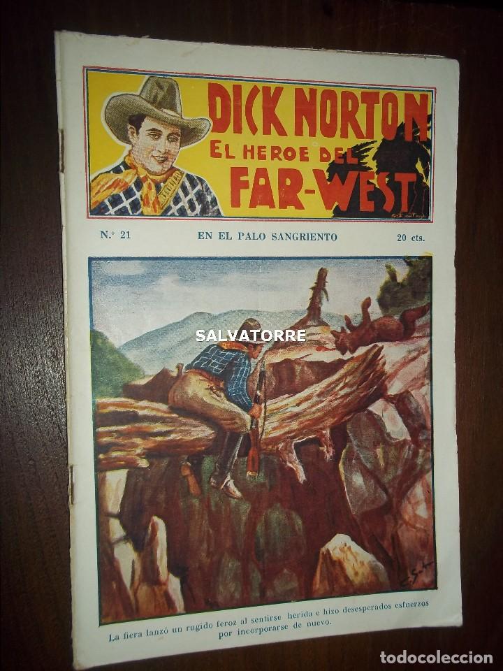 C&oacute;mics: DICK NORTON.EL HEROE DEL FAR WEST. NUMERO 21 - Foto 1
