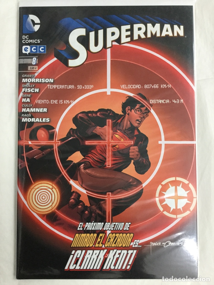 C&oacute;mics: Superman 8 (grapa) - Morrison, Fish, Ha, Hammer, Morales - ECC Editorial - Foto 1