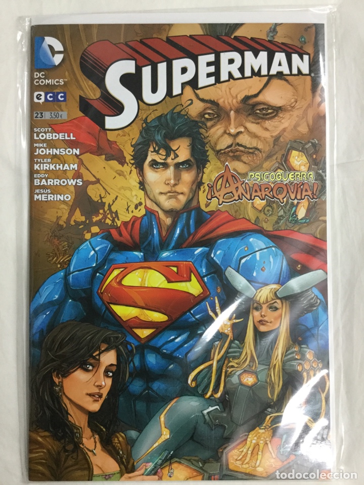 C&oacute;mics: Superman 23 (grapa) - Lobdell, Johnson, Kirkham, Barrows, Merino- ECC Editorial - Foto 1