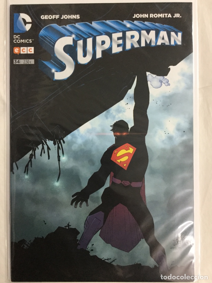 C&oacute;mics: Superman 34 (grapa) - Geoff Johns, John Romita Jr. - ECC Editorial - Foto 1