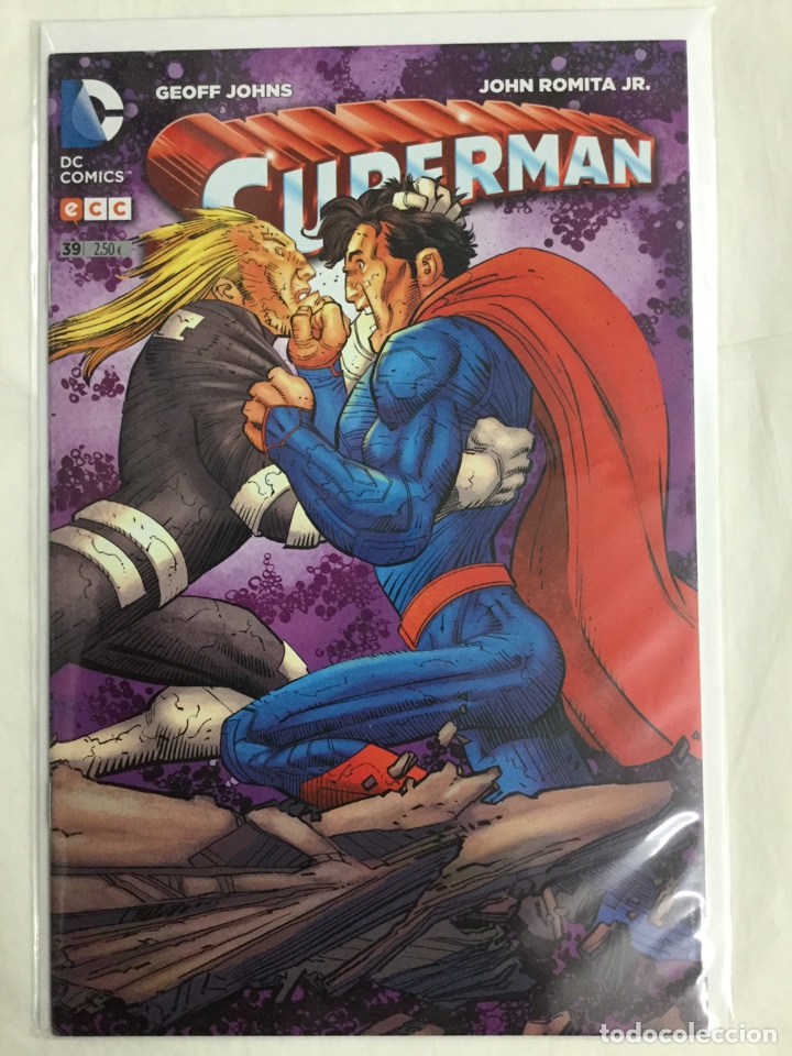 C&oacute;mics: Superman 39 (grapa) - Geoff Johns, John Romita Jr. - ECC Editorial - Foto 1