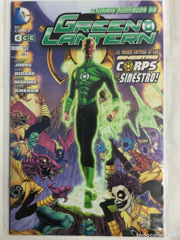 C&oacute;mics: Green Lantern 3 (grapa Julio 2012) El Nuevo Universo DC- Johns, Bedard, Mahnke, Kirkham - ECC - Foto 1