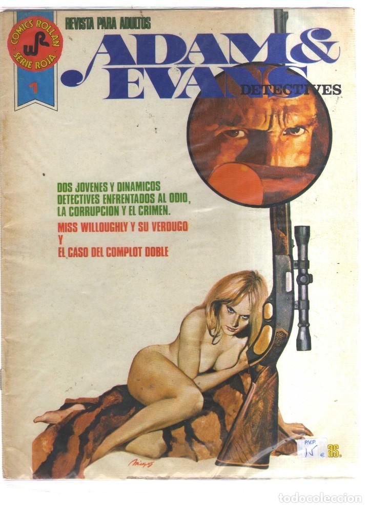 Comics : ADAN Y EVANS DETESTIVES REVISTA PARA ADULTOS 1,2,3 LOTE DE TRES NUMEROS
