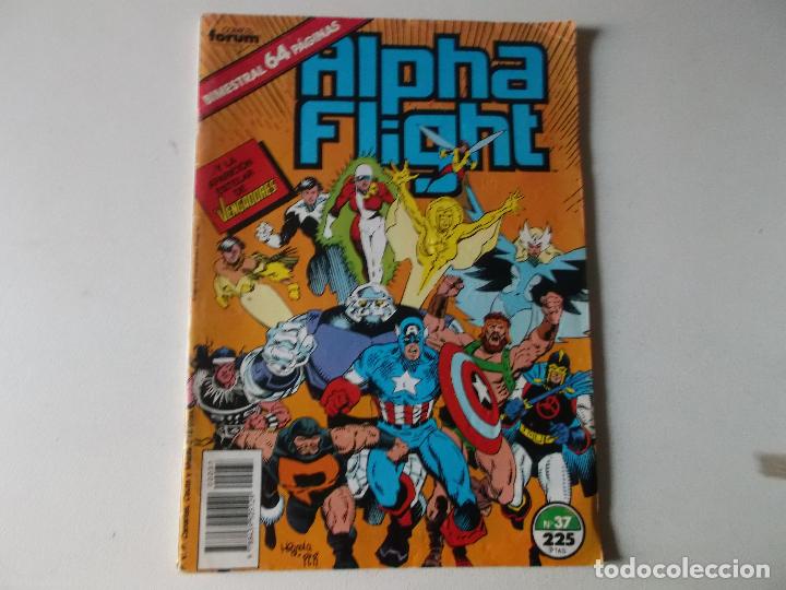 C&oacute;mics: ALPHA FLIGHT LA MASA NUMERO 37 BIMESTRAL 64 PAGINAS - Foto 1
