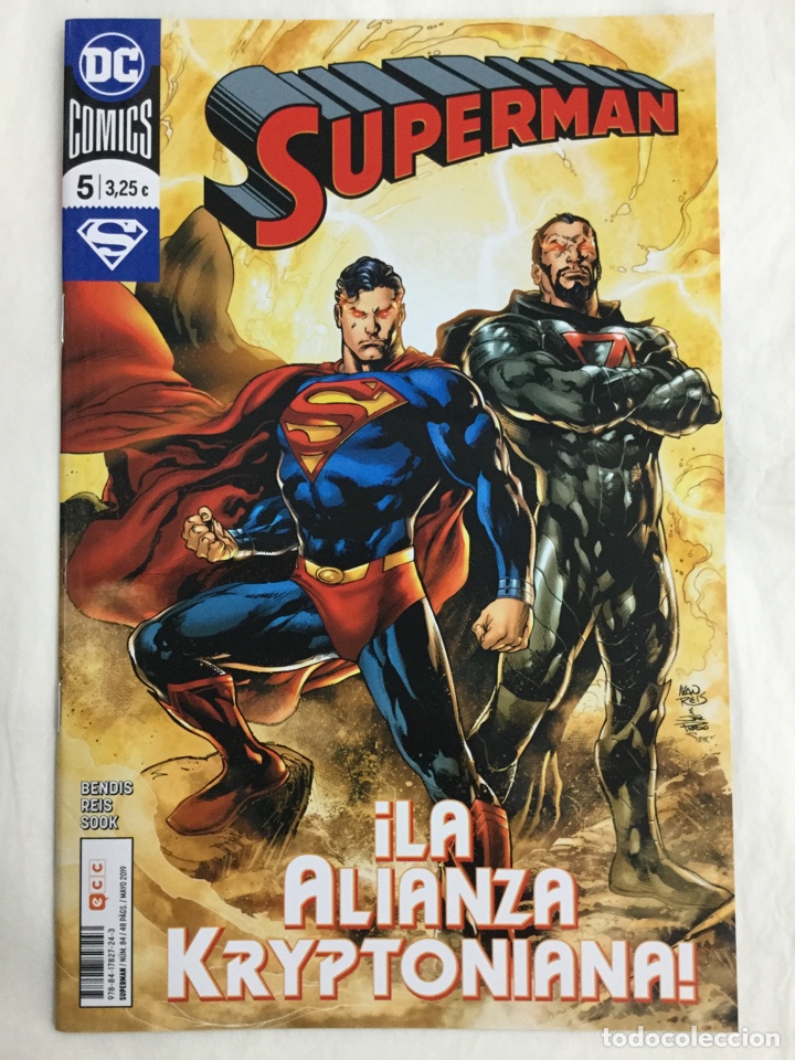 C&oacute;mics: Superman 84 / 5 (grapa) - Bendis, Reis, Sook - ECC - Foto 1