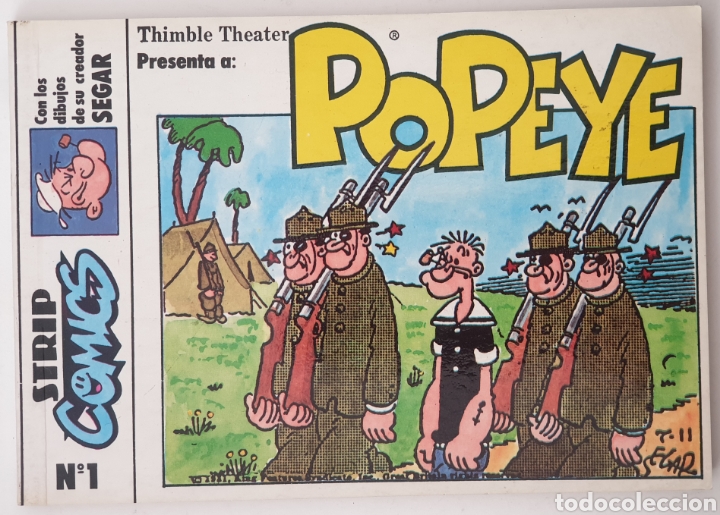 C&oacute;mics: Lote 2 Strip Comics. Popeye. Tiger - Foto 2