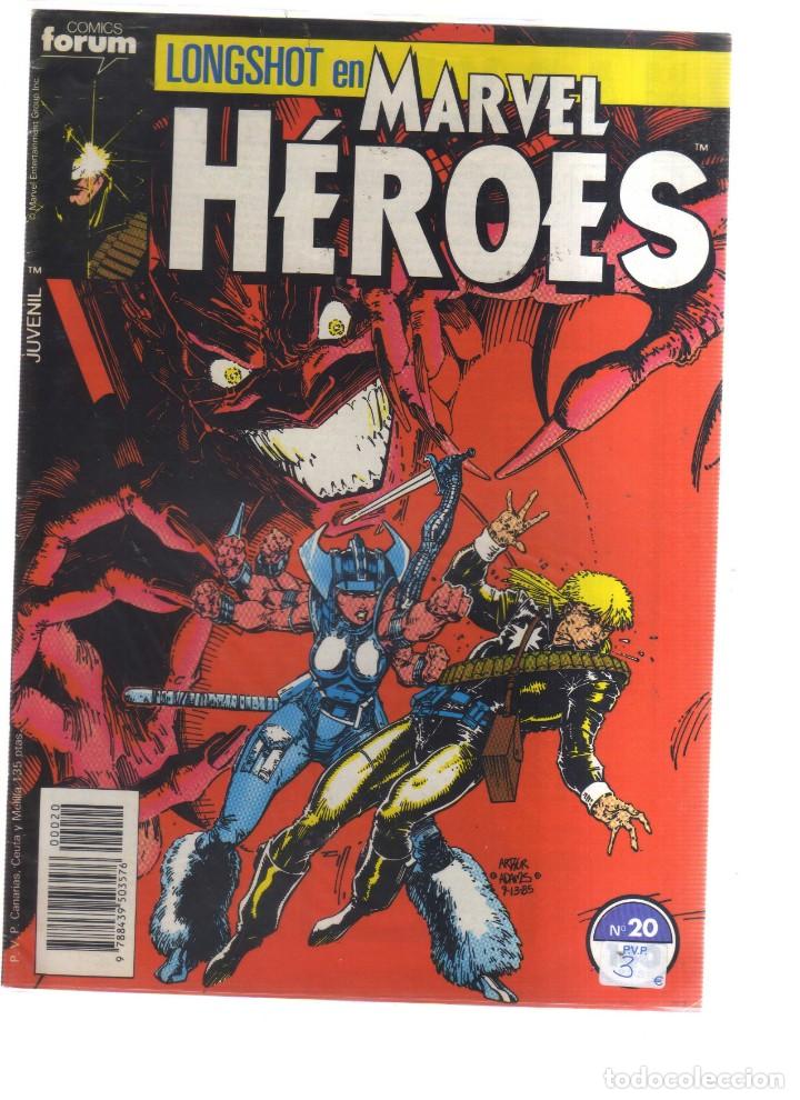 C&oacute;mics: HEROES MARVEL LONGSHOT N,20 - Foto 1