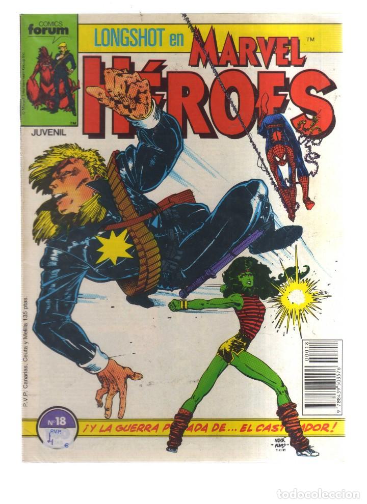 C&oacute;mics: HEROES MARVEL LONGSHOT N,18 - Foto 1