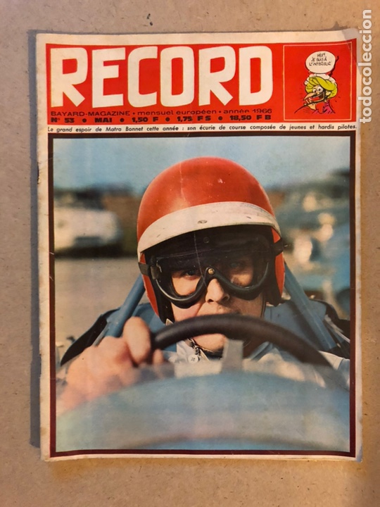 C&oacute;mics: RECORD BAYARD-MAGAZINE N&deg; 53 (1966). REVISTA CON C&Oacute;MICS. FRANCESA.