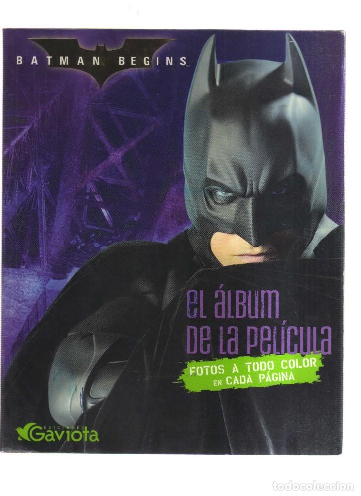 C&oacute;mics: BATMAN BEGINS EL ALBUM DE LA PELICULA - Foto 1