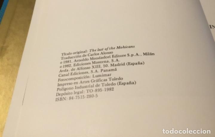C&oacute;mics: El &uacute;ltimo mohicano  Ediciones  Montena  tapa dura 1981 - Foto 3