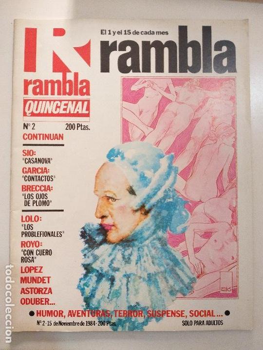 Comics: Rambla - n&ordm; 2 - QUINCENAL - COMIC, HUMOR, AVENTURAS, TERROR, SUSPENSE, SOCIAL - 1984