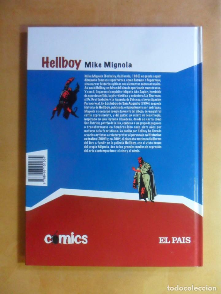 C&oacute;mics: N&ordm; 33 - COMICS EL PAIS - HELLBOY - LOS LOBOS DE SAN AUGUSTO - MIKE MIGNOLA - 2005 - Foto 2