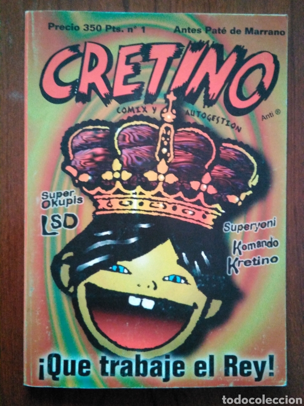 C&oacute;mics: Cretino - pat&eacute; de marrano - n&uacute;mero 1 - incluye pegatina - c&oacute;mic independiente - c&oacute;mic underground - Foto 2