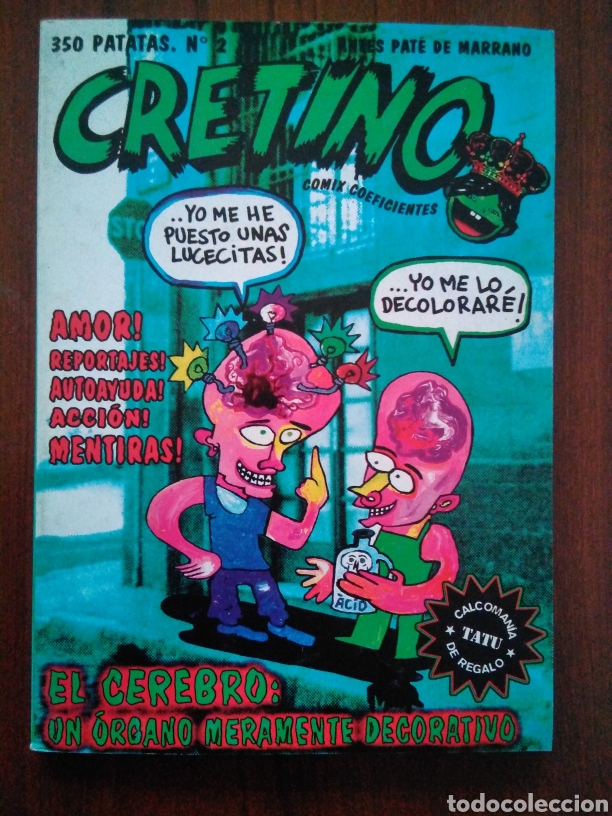 C&oacute;mics: Cretino - pat&eacute; de marrano - n&uacute;mero 2 - c&oacute;mic independiente - c&oacute;mic underground - fanzine - Foto 1