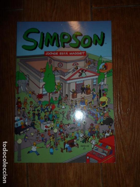 C&oacute;mics: SIMPSON. &iquest;D&Oacute;NDE EST&Aacute; MAGGIE?. BONGO EDICIONES. - Foto 1