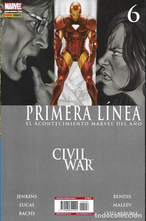 C&oacute;mics: Civil War. Primera L&iacute;nea. Panini 2007. N&ordm; 6 - Foto 1
