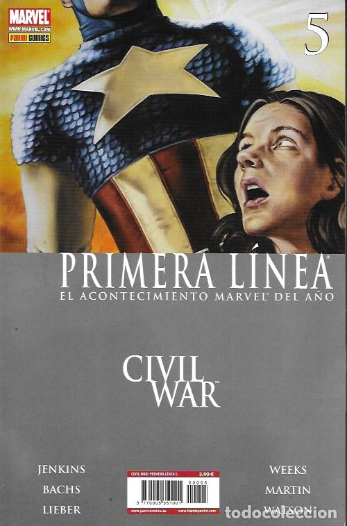 C&oacute;mics: Civil War. Primera L&iacute;nea. Panini 2007. N&ordm; 5 - Foto 1