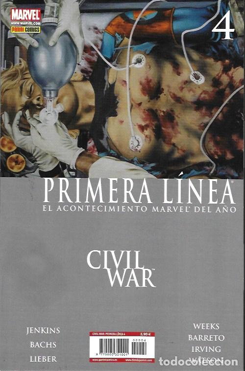 C&oacute;mics: Civil War. Primera L&iacute;nea. Panini 2007. N&ordm; 4 - Foto 1