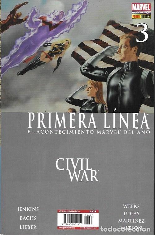 C&oacute;mics: Civil War. Primera L&iacute;nea. Panini 2007. N&ordm; 3 - Foto 1