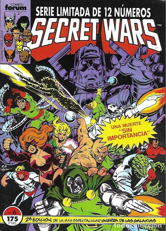 C&oacute;mics: Secret Wars. Forum 1991. N&ordm; 6 - Foto 1