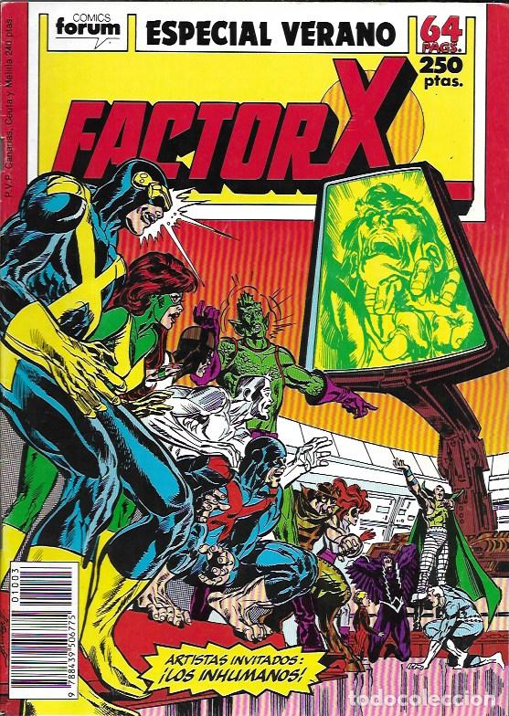 C&oacute;mics: Factor X. Forum 1988. Extra 3, Especial Verano 1989 - Foto 1