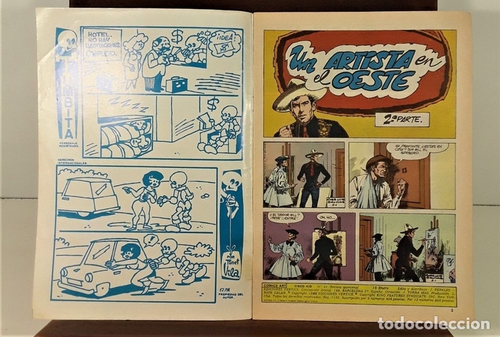 C&oacute;mics: CISCO KID.  10 EJEMPLARES. EDICIONES VERTICE.  BARCELONA.  1980. - Foto 5