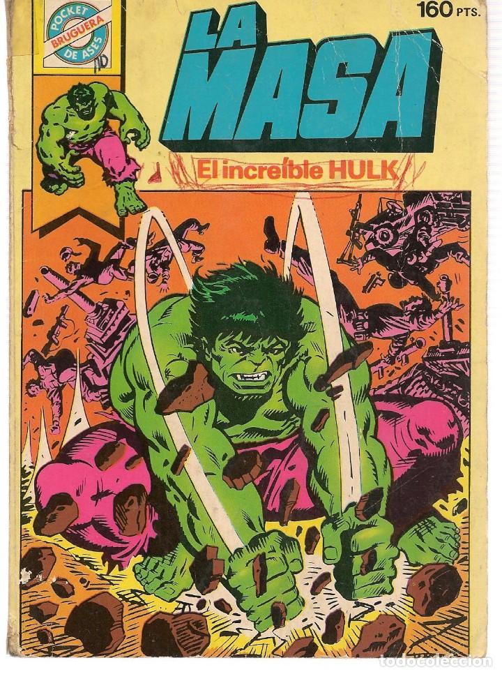 C&oacute;mics: POCKER DE ASES. N&ordm; 2. LA MASA. EL INCREIBLE HULK.  BRUGUERA. (ST/A20) - Foto 1