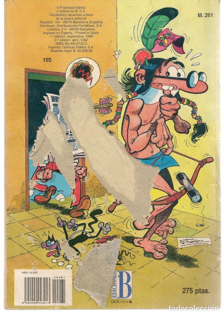 C&oacute;mics: OL&Eacute;!. N&ordm; M. 261. MORTADELO Y FILEM&Oacute;N. EDICIONES B. 2&ordf; EDC. 1992.(ST/A20) - Foto 2