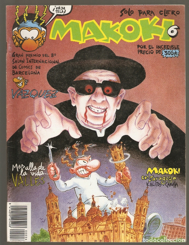 C&oacute;mics: MAKOKI - N&ordm; 6 - S&Oacute;LO PARA CLERO - EDICIONES MAKOKI S.A -1990 - - Foto 1