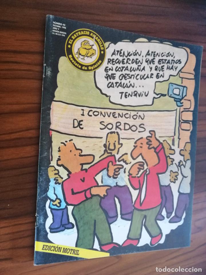 Fumetti: EL BATRACIO AMARILLO 42 REVISTA DE HUMOR DE GRANADA. GRAPA. BUEN ESTADO. RARA.  OTRA PORTADA