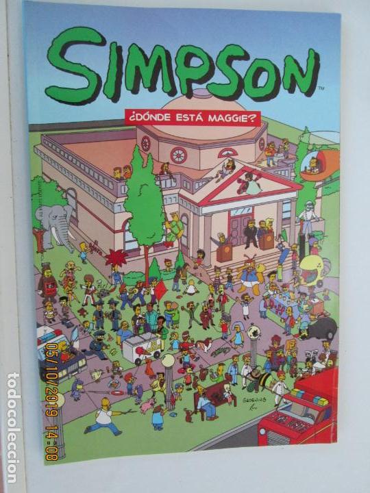 C&oacute;mics: SIMPSON , &iquest;DONDE ESTA MAGGIE? Matt Groening. Comic Bongo. - Foto 1