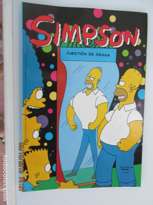 C&oacute;mics: SIMPSON , CUESTION DE GRASA  Matt Groening. Comic Bongo. - Foto 1